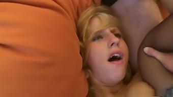 Incredible pornstar in crazy blonde, facial adult clip